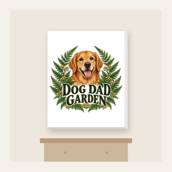 Product image Dog Dad Garden Canvas Print