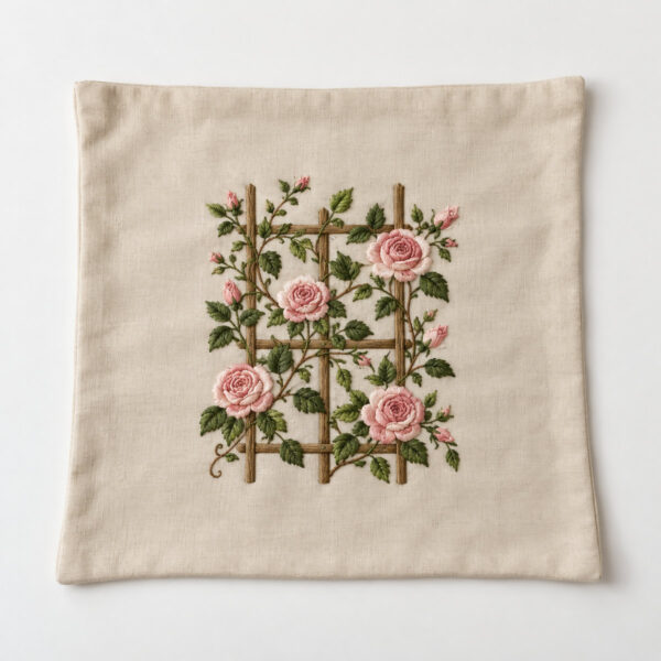 Product image Garden Trellis Embroidered Pillow Case