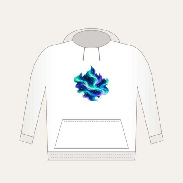 Product image Northern Lights over Starry Navy Hoodie