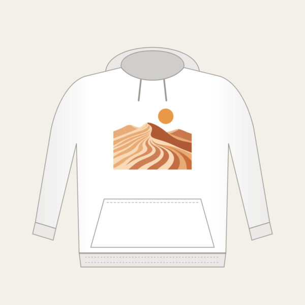 Product image Dune Ripples with a Small Sun Hoodie