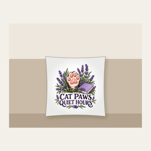 Product image Cat Paws Quiet Hours Pillow