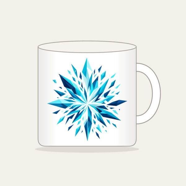 Product image Aqua Shards Bursting into Navy Mug