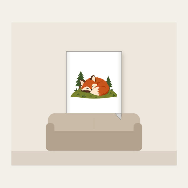 Product image Sleeping Fox on the Hill Fleece Blanket