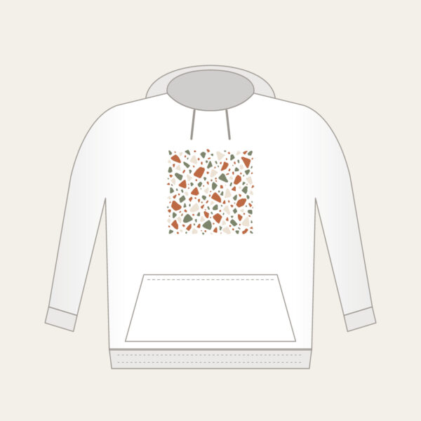 Product image Terracotta and Sage Terrazzo Chips Hoodie