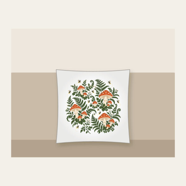 Product image Toadstools, Ferns and Fireflies Pillow