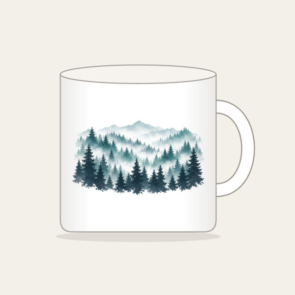 Product image Pine Rows Fading into Mist Mug