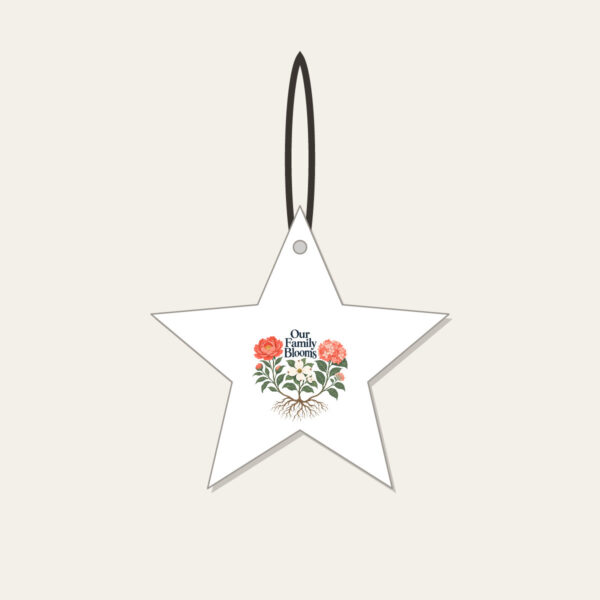 Product image Our Family Blooms Star Ceramic Ornament