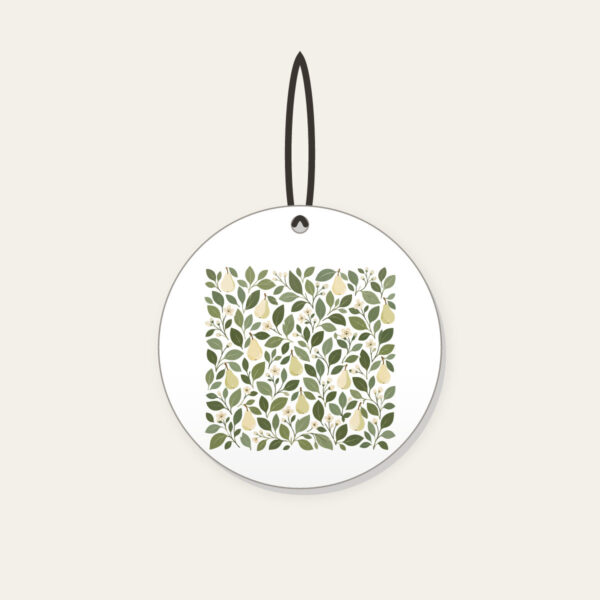 Product image Pear and Leaf Mosaic Ceramic Ornament