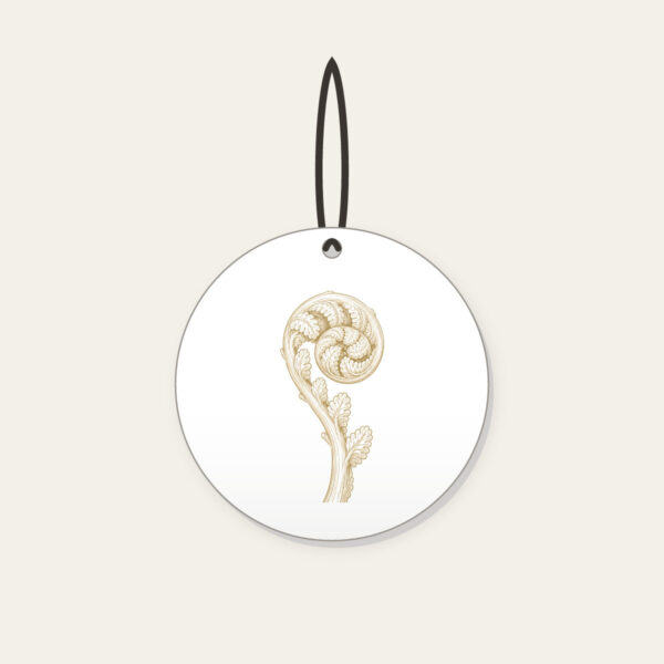 Product image Unrolling Fiddlehead Fern Ceramic Ornament