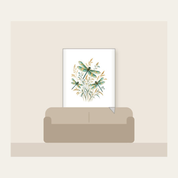 Product image Dragonflies over Meadow Grasses Fleece Blanket
