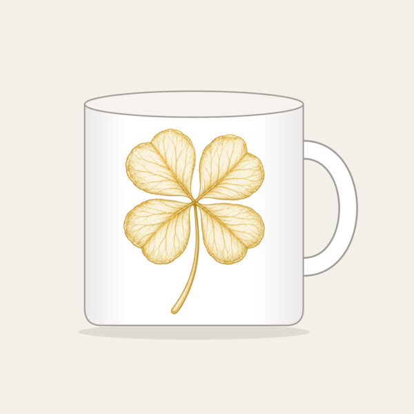 Product image Four-Leaf Clover Botanical Plate Mug