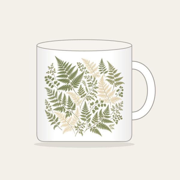 Product image Pressed Ferns with a Gold Line Mug