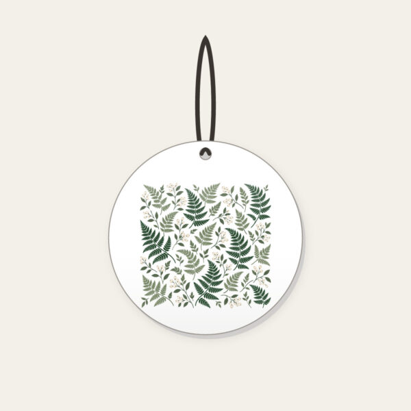 Product image Fern and Berry Repeat Ceramic Ornament
