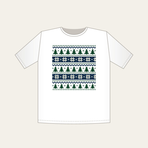 Product image Fair-Isle Bands of Pines and Stars T-Shirt