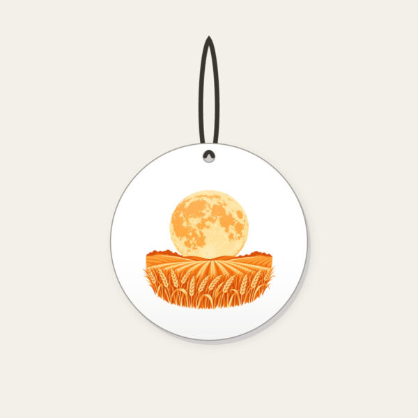 Product image Harvest Moon over Wheat Ceramic Ornament