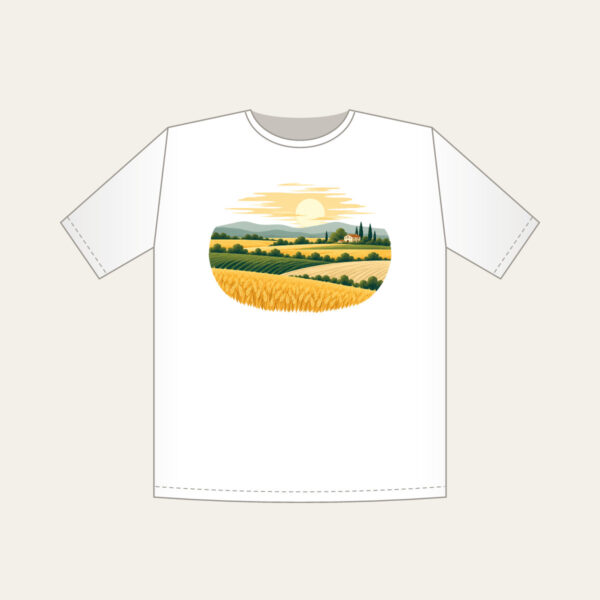 Product image Farm Field Strips Under a Low Sun T-Shirt