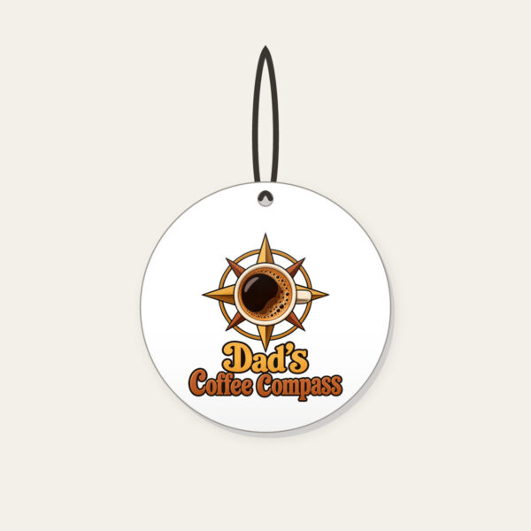 Product image Dad's Coffee Compass Ceramic Ornament