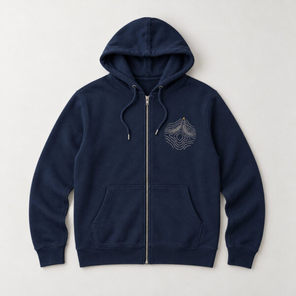 Product image French Navy Contour Zip Hoodie