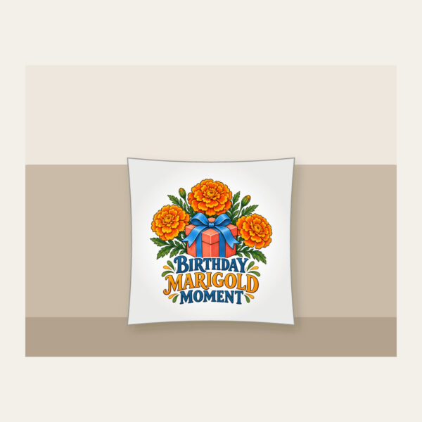 Product image Birthday Marigold Moment Pillow