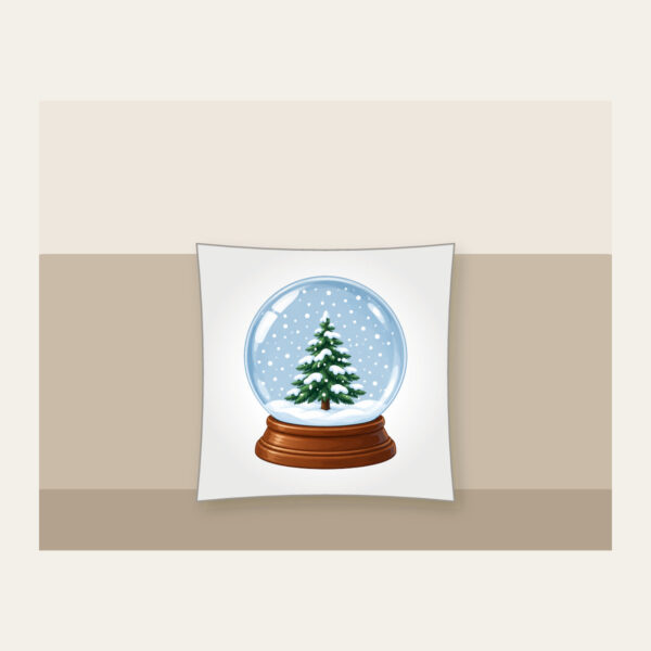 Product image Tiny Pine Snow Globe Pillow