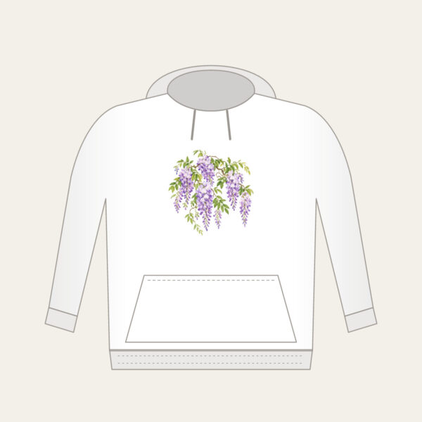Product image Cascading Wisteria Blossoms Hoodie