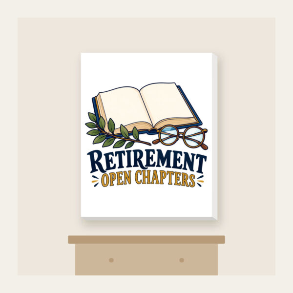 Product image Retirement Open Chapters Canvas Print