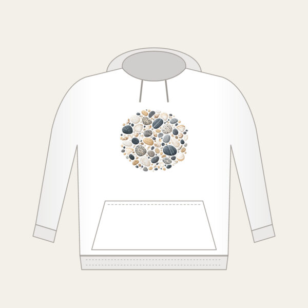 Product image Beach Pebbles and Tiny Shells Hoodie