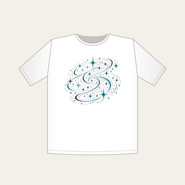 Product image Charcoal Night Trail of Stars and Paths T-Shirt