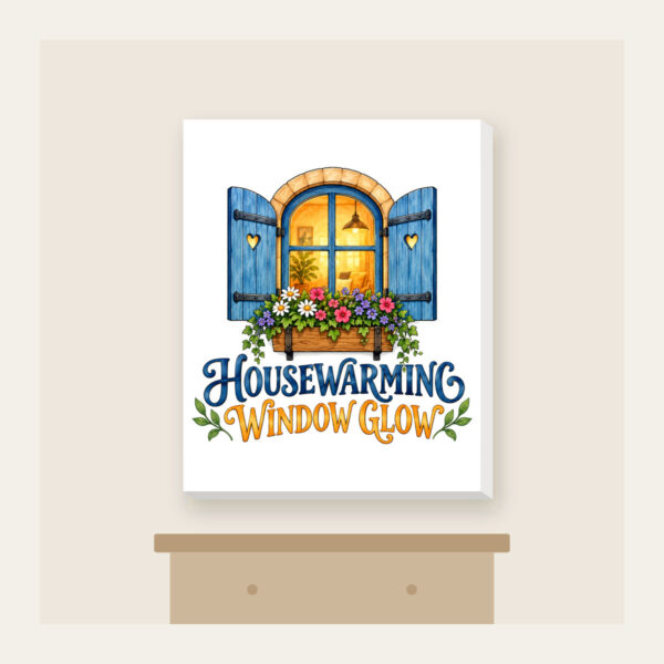 Product image Housewarming Window Glow Canvas Print