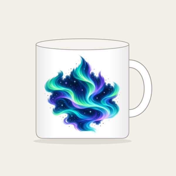 Product image Northern Lights over Starry Navy Mug