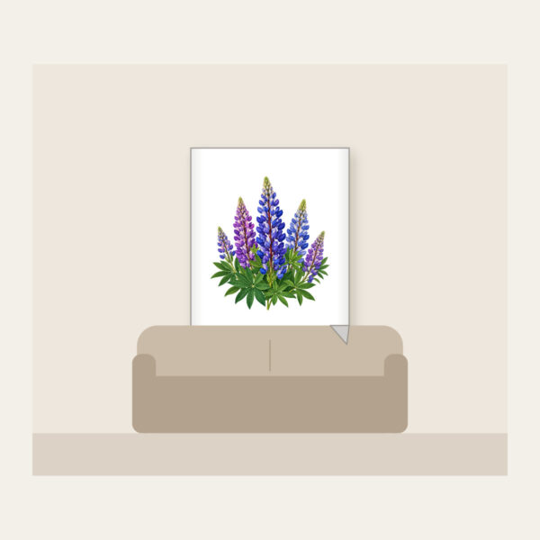 Product image Wild Lupine Meadow Spires Fleece Blanket