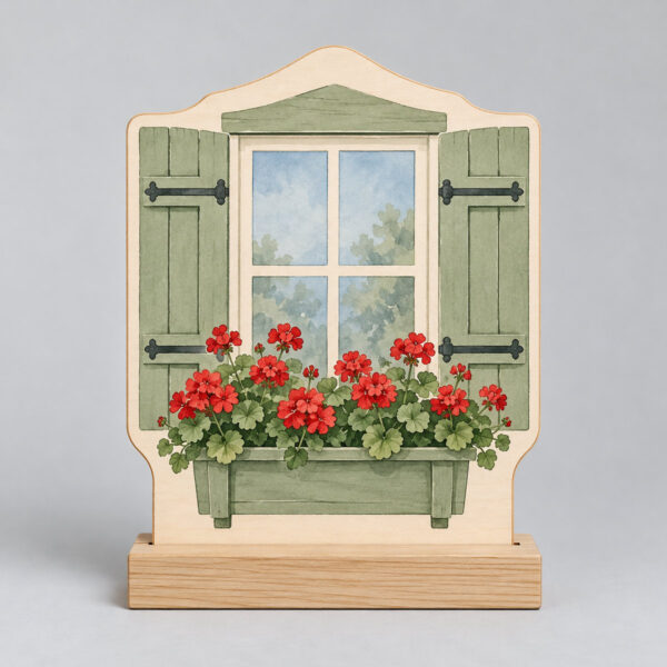 Product image Cottage Window Layered Wood Plaque