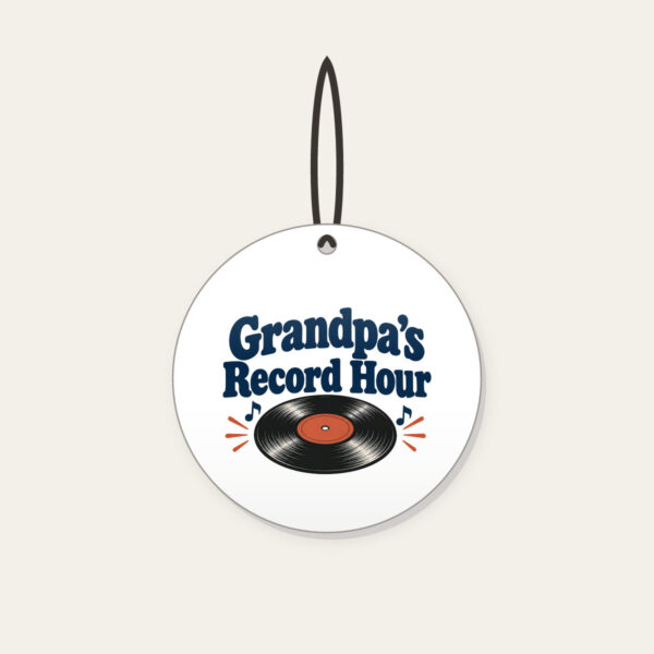 Product image Grandpa's Record Hour Ceramic Ornament