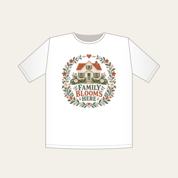 Product image Family Blooms Here T-Shirt