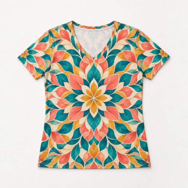 Product image Petal Kaleidoscope V-Neck Tee