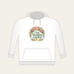 Our Wedding Garden Hoodie in white