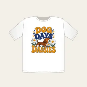 DOG DAYS DAISIES T-Shirt in white