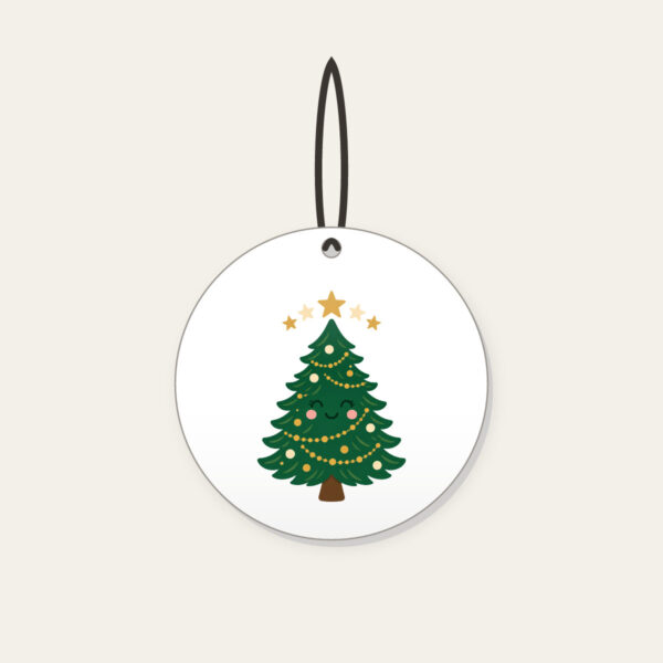 Product image Little Pine and Five Stars Ceramic Ornament