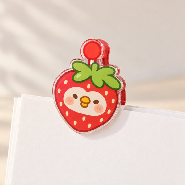 Product image Strawberry Patch Acrylic Binder Clip