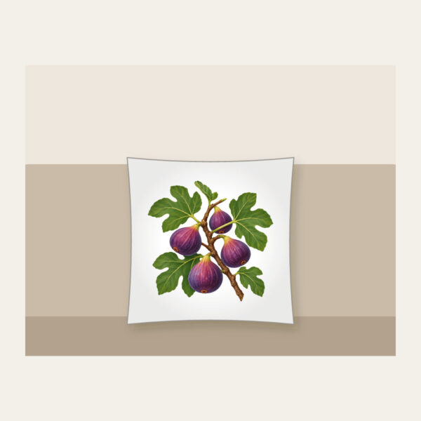 Product image Fig Branch with Plump Purple Figs Pillow