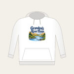 Grandpa's River Pause Hoodie in white