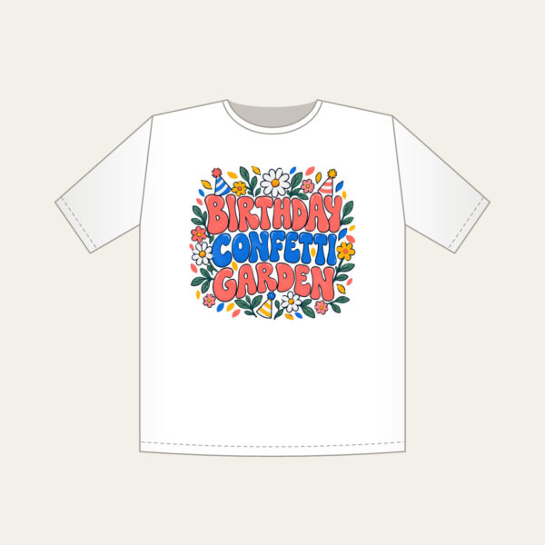 Product image Birthday Confetti Garden T-Shirt