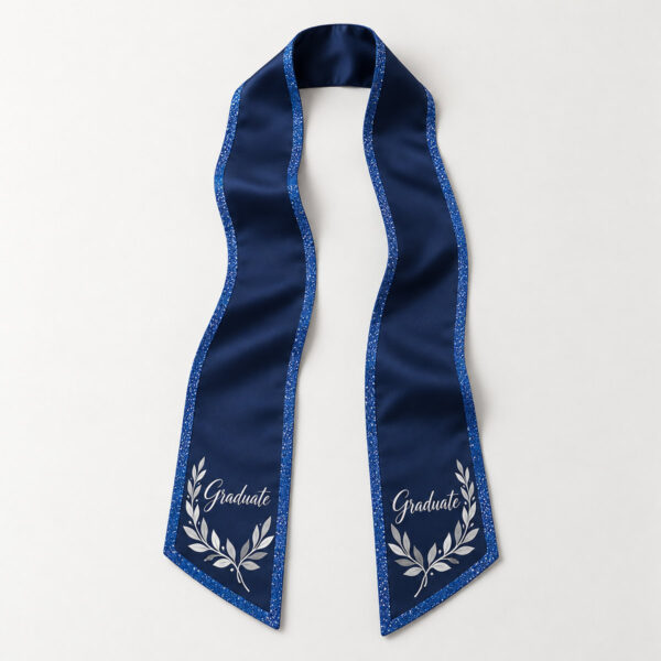 Product image Blue Glitter Graduation Stole