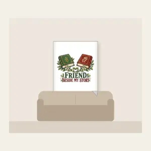 FRIEND BESIDE MY STORY Fleece Blanket in white