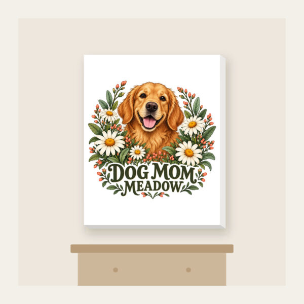 Product image Dog Mom Meadow Canvas Print