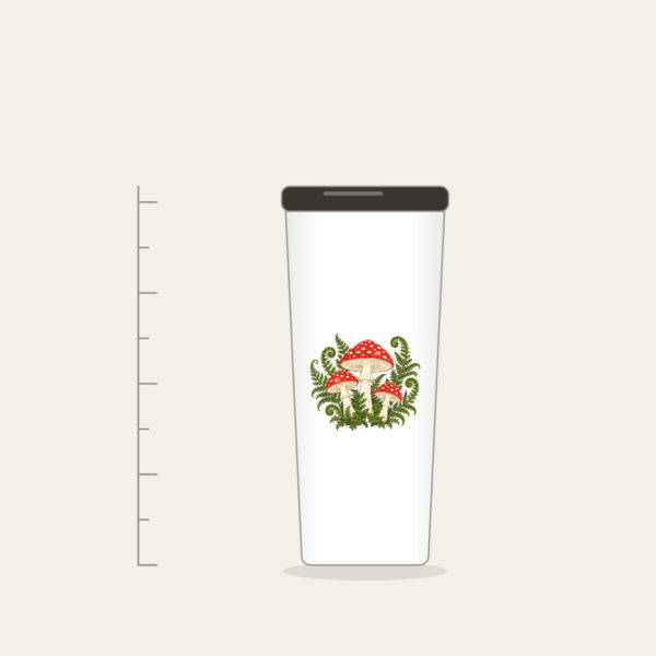 Product image Red Toadstool Trio with Curling Ferns Tumbler
