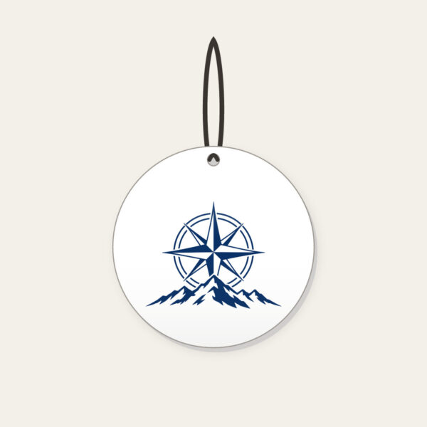 Product image Compass Rose over a Ridge Line Ceramic Ornament