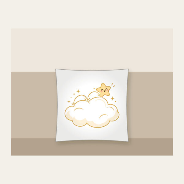 Product image Little Star Hopping on a Cloud Pillow
