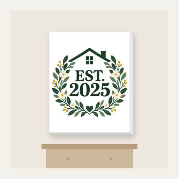 Product image Est. 2025 Canvas Print