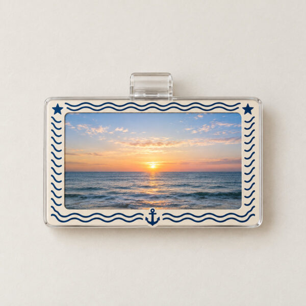 Product image Moonlit Harbour Acrylic Photo Car Visor Clip